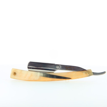 Rasoir Shavette Corne Blonde Gentleman Barbier