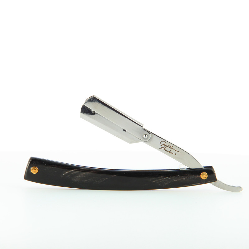 Rasoir Shavette Corne Noire Gentleman Barbier