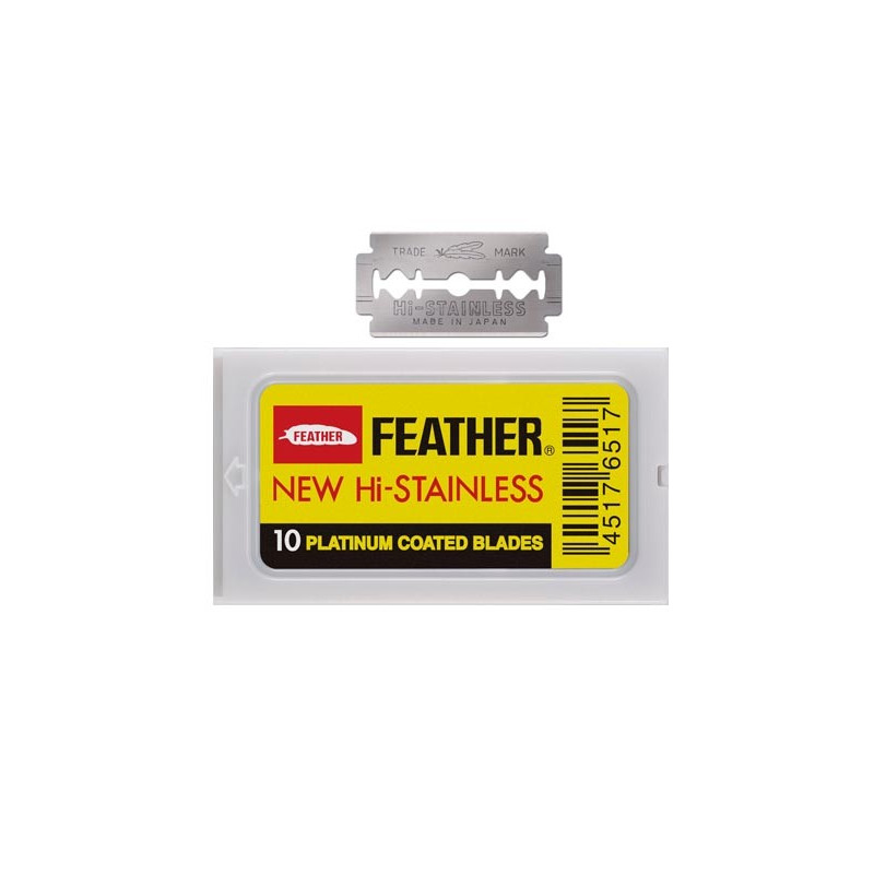Lames Feather Platinium de sécurité par 10