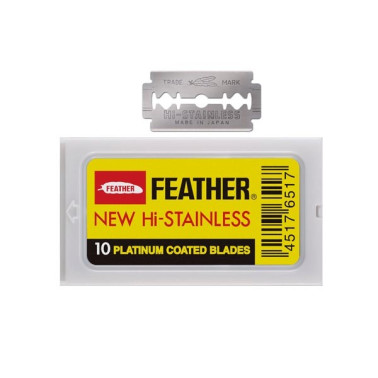 Lames Feather Platinium de sécurité par 10