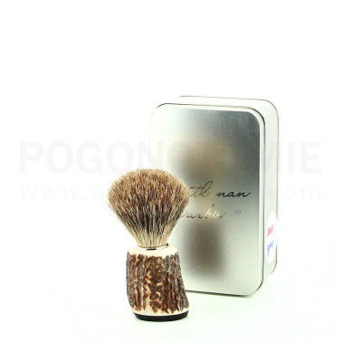 Blaireau Gentleman Barbier en Bois de Cerf