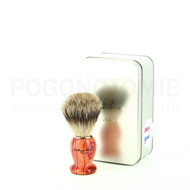 Blaireau Gentleman Barbier en bois de Rose