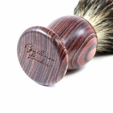 Blaireau Gentleman Barbier en bois de Violette