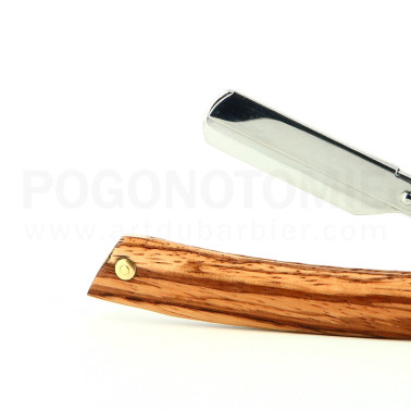 Rasoir Shavette Bois de Zebrano Gentleman Barbier