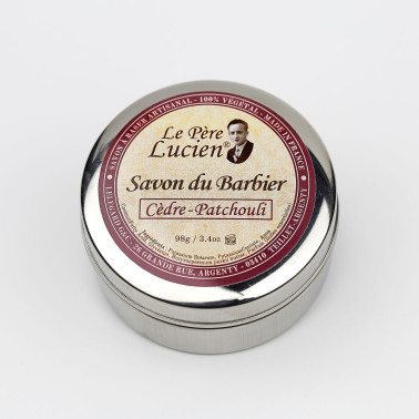 Petit Savon à barbe Père Lucien Cèdre/Patchouli