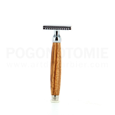 Rasoir de sécurité Bois de Zebrano Gentleman Barbier