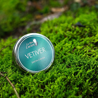 Savon à barbe beurre de karité / vétivier Le Père Lucien