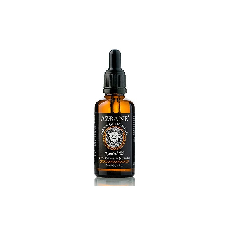 Huile à barbe Cèdre et Muscade 30 ml AZBANE