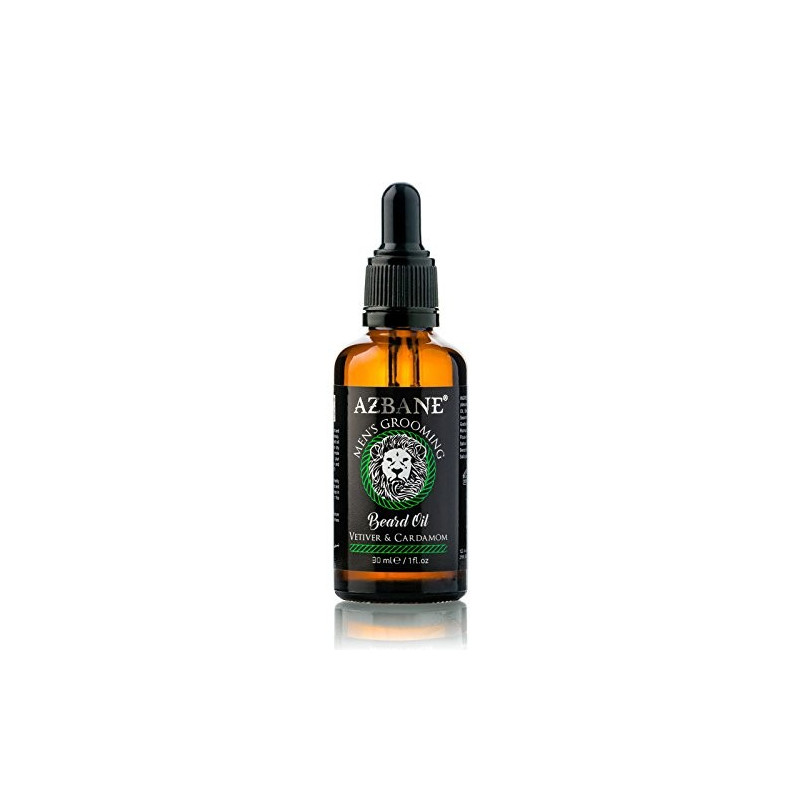 Huile à barbe Vétiver et Cardamome 30 ml AZBANE 