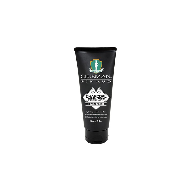 Masque visage au charbon Peel-off Clubman Pinaud