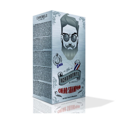 Coloration Gris pour barbe, cheveux, moustaches, Beardburys