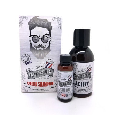 Coloration Gris pour barbe, cheveux, moustaches, Beardburys