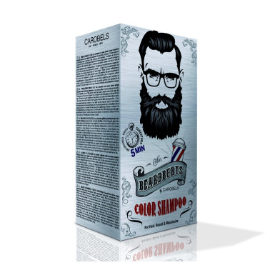 Coloration Noire pour barbe, cheveux, moustaches, Beardburys