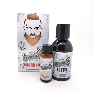 Coloration Brun clair pour barbe, cheveux, moustaches, Beardburys