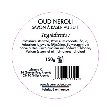 Savon à barbe "Oud Néroli", Le Père Lucien