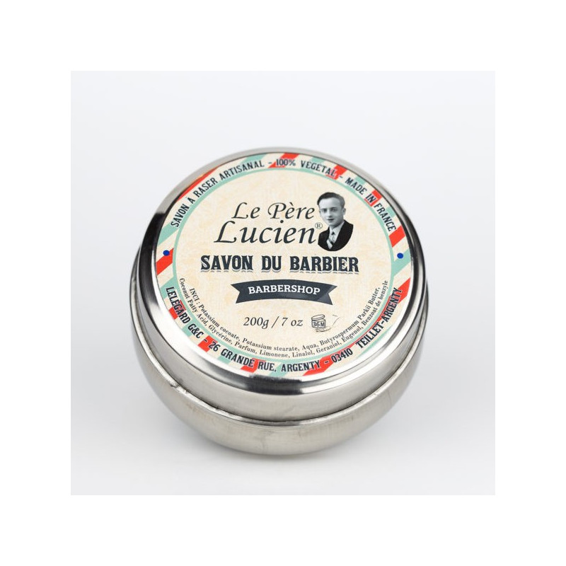 Savon à barbe "Barbershop", Le Père Lucien