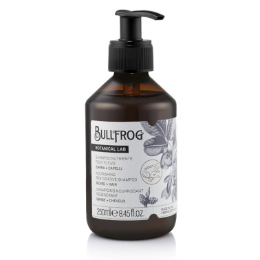 Shampoing pour la barbe et cheveux Bullfrog 