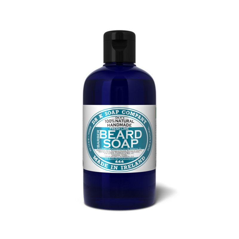 Shampoing XL "Fresh Lime" pour la Barbe Dr K Soap
