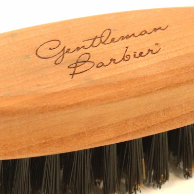 Brosse à barbe en poirier Gentleman Barbier