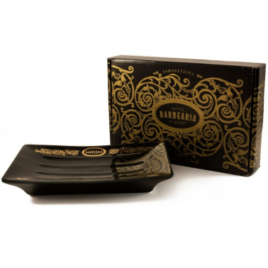 Porte savon noir et or Antiga Barbearia de Bairro