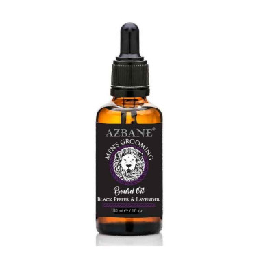 Huile à barbe Poivre noir & Lavande AZBANE
