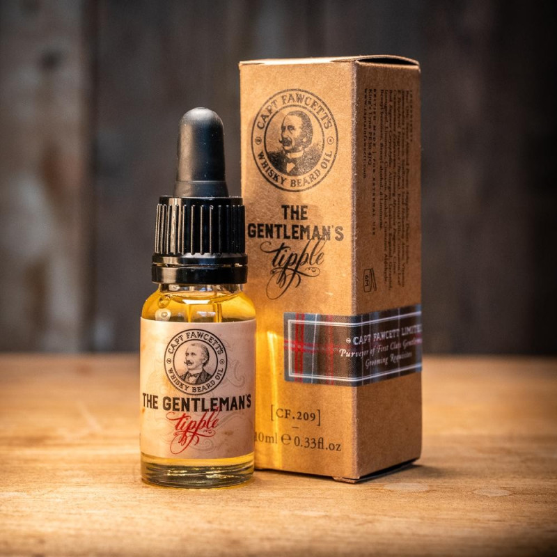 Huile à barbe The gentleman's Tipple Whisky Captain Fawcett