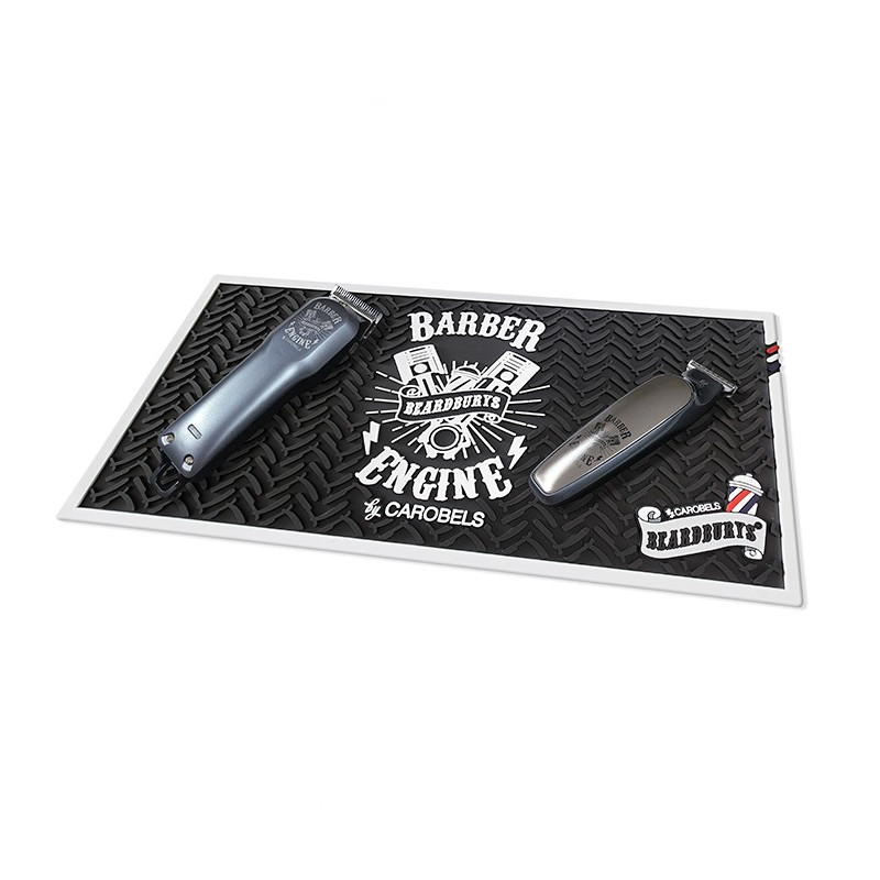 Tapis de barbier Beardburys en caoutchouc