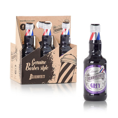 Shampoing XL Grey pour cheveux blancs Beardburys 
