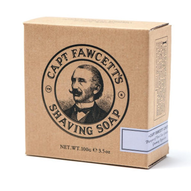 Savon de rasage Capt. Fawcett's et son bol en bois