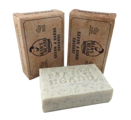 Savon à Barbe exfoliant Coconut Man’s Beard