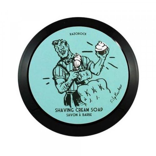 Savon à Barbe Razorock Blue Barbershop 150ml